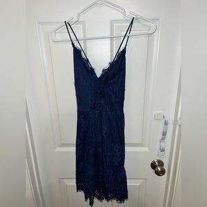 Kenoce navy mini dress